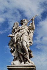 Engel mit Lanze Engelsbrücke Tiber Rom Brücke