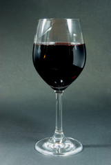 Glas Rotwein