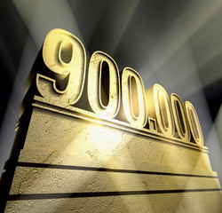 900000 celebration monument