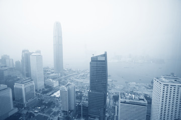 modern building in hongkong