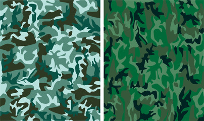 digital camouflage seamless patterns - 11791801