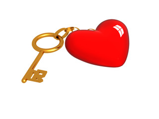key heart