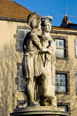 Fototapeta na wymiar statue