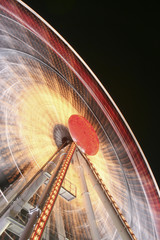 Ferris wheel close-up