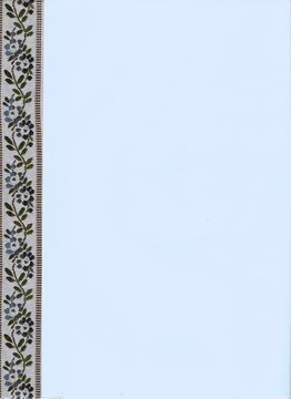 Bordure florale.