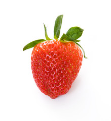 Strawberry on white background
