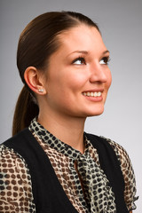 Smiling young woman