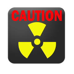 Obraz premium Caution radioactive
