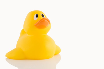Pato de goma para la bañera
