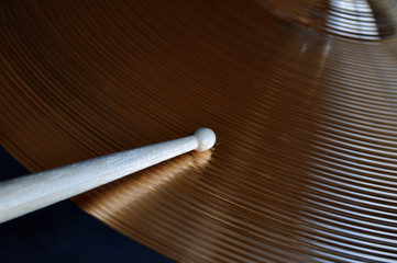 Drumstick and Cymbal