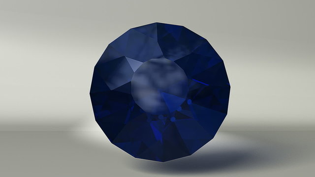 Farbe wechselnder Edelstein in Diamantschliff