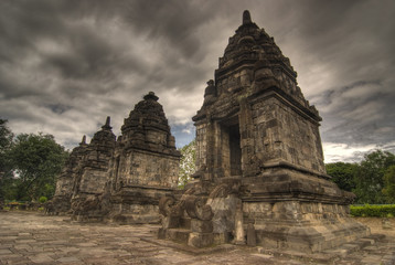 Fototapeta na wymiar Prambanan świątynia w Indonezja, Jawa