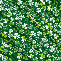 green background with shamrock