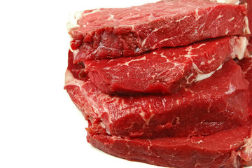 fresh red raw meat