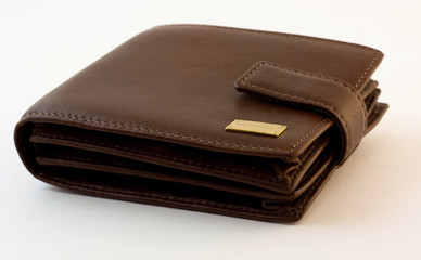 Purse on a white background