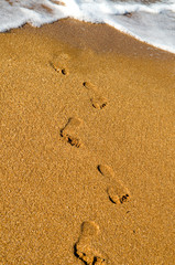 Traces on sand