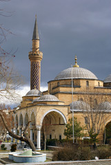 Fototapeta na wymiar Mosque with minaret
