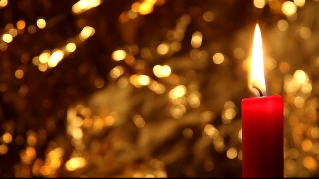 Weihnachtlicher Kerzenschein