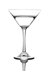 Martini drink isolated against white background