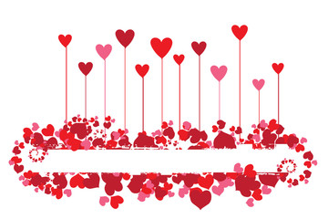 Valentine background for your design