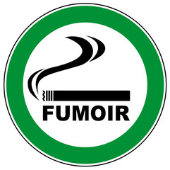 fumoir schild