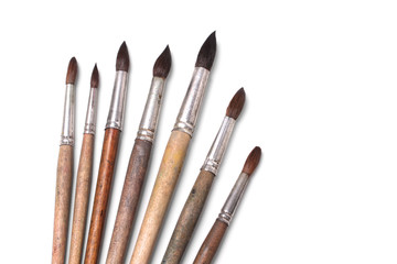 Fototapeta premium paintbrushes for watercolor