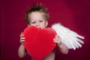 Cupid with Heart