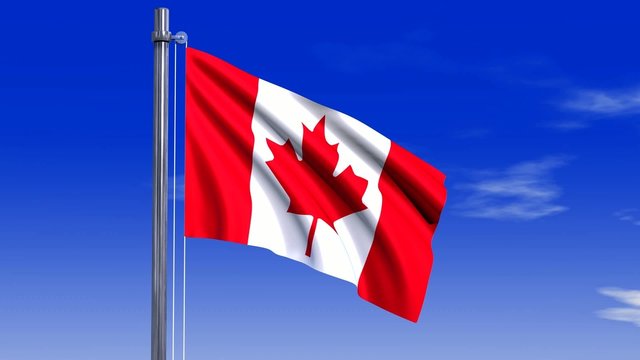 Canada Fahne mit Alpha-Kanal