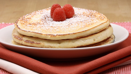 Fresh hot  pancakes
