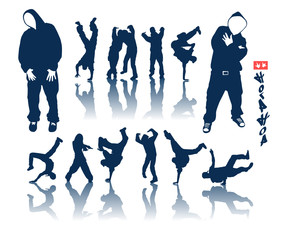 hip-hop silhouette collection - 11830697
