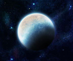 Obraz na płótnie Canvas blue planet