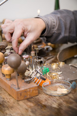 Goldsmith work in process