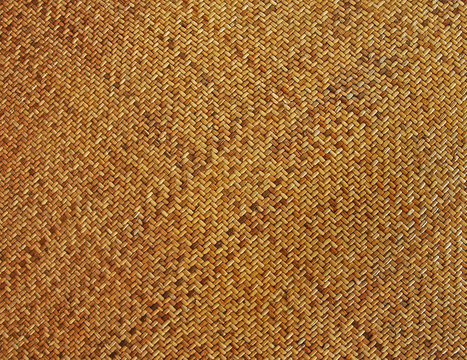 texture of rattan weave
