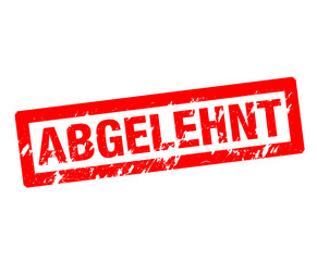 Stempel abgelehnt