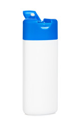 Plastic bottle with soap or shampoo