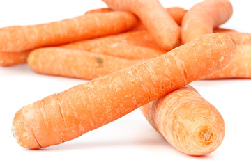 Fresh appetizing carrot