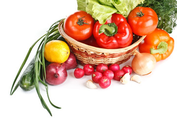 Still-life with vegetables