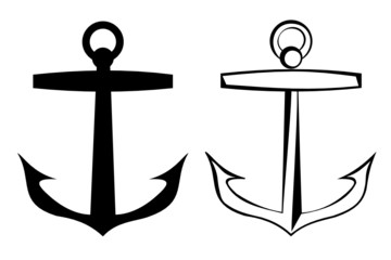 A anchor tribal tattoo set © Jim Mills