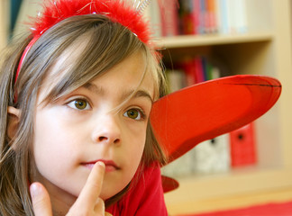 petit papillon pensif