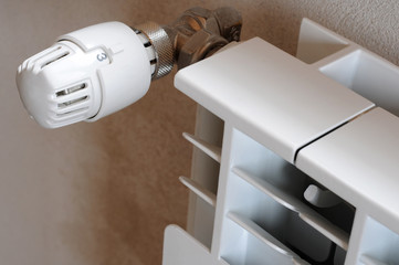 Radiator with thermal adjust head