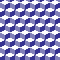 Cubi monocromo azzurro