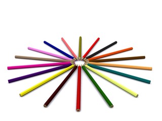 Naklejka premium pencils