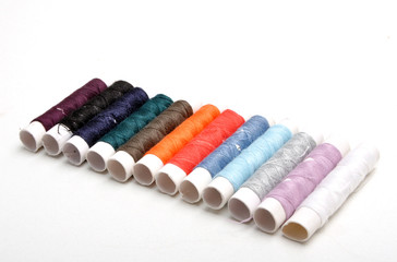 Stoffe Farben Fäden Garn