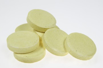 yellow tabs on grey background