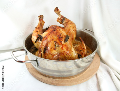 Roasted chicken