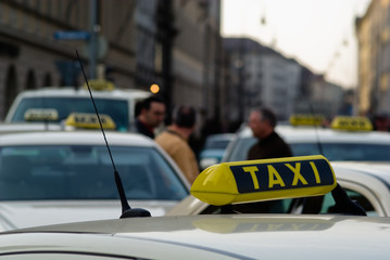Taxi Station in Stuttgart