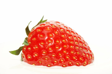 strawberry in sour cream
