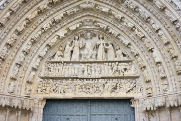 Saint Pierre Cathedral, Poitiers, France.