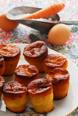Tortine di carote e mandorle - Dolci della Lombardia