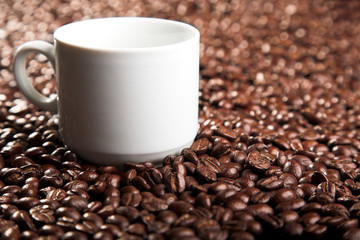 Fototapeta premium cup and coffee